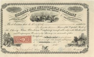 Cherry Run Petroleum Co. - Stock Certificate