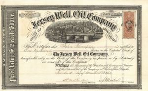Jersey Well Oil Co. - Stock Certificate