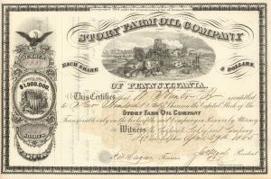 Story Farm Oil Co. - Stock Certificate