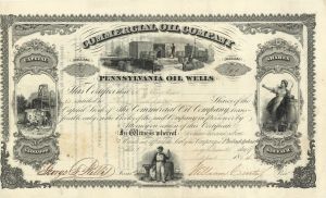 Commercial Oil Co. - Stock Certificate