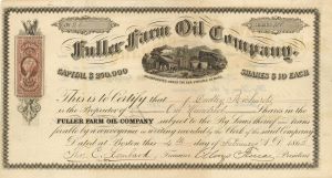 Fuller Farm Oil Co. - Stock Certificate