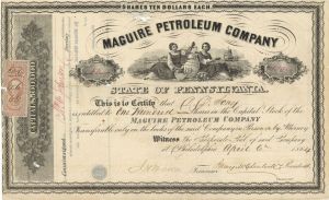 Maguire Petroleum Co. - Stock Certificate