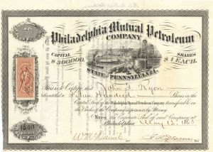 Philadelphia Mutual Petroleum Co. - Stock Certificate