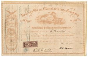 Venango Oil and Manufacturing Co. - Stock Certificate