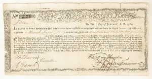 State of Massachusetts Bay Bond