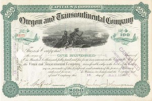 Henry Villard - Oregon and Transcontinental Co.