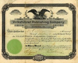 Volksfuhrer Publishing Co.