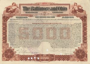 Baltimore and Ohio Railroad Co. - Bond