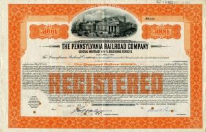 Pennsylvania Railroad Co. - $5,000 Bond