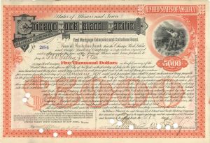 Chicago, Rock Island and Pacific Railway Co. - $5,000 Bond