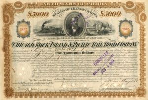 Chicago, Rock Island and Pacific Railroad Co. - $5,000 Bond