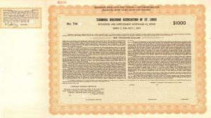 Terminal Railroad Association of St. Louis  - $1,000 or $25 Bond