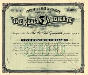 Realty Syndicate - $500 Bond