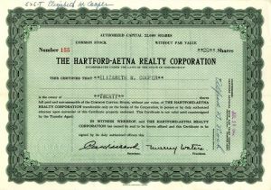 Hartford-Aetna Realty Corporation