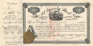 Waverly Short Line - Stock Certificate