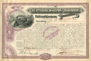 Pittsburgh, McKeesport and Youghiogheny Railroad Co.