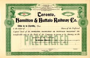Toronto, Hamilton and Buffalo Railway Co.
