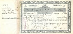 Mohawk and Malone Railway Co. - Stock Certificate