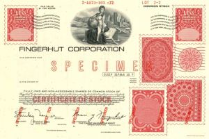 Fingerhut Corporation - Stock Certificate