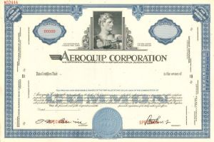 Aeroquip Corporation - Stock Certificate