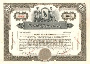 Coca-Cola Bottling Co. of New York, Inc. - Specimen Stock Certificate - Famous Soda Brand