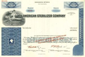 American Sterilizer Co. - Stock Certificate
