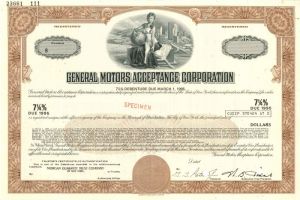 General Motors Acceptance Corporation - Bond