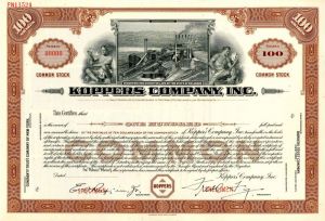 Koppers Co., Inc. - Stock Certificate