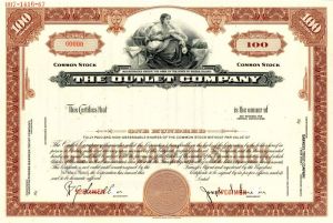 Outlet Co. - Stock Certificate