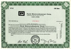 Park Electrochemical Corp. - Stock