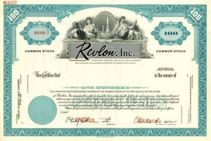 Revlon, Inc. - Stock Certificate