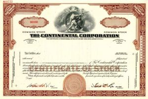 Tri-Continental Corporation - Stock Certificate