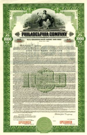 Philadelphia Co. - $1,000 - Bond