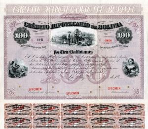 Credito Hipotecario De Bolivia - $100