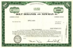 Bolt Beranek and Newman Inc.