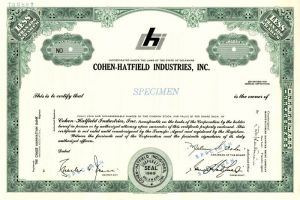 Cohen-Hatfield Industries, Inc.