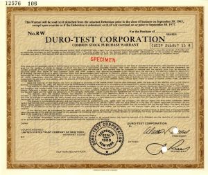 Duro-Test Corporation