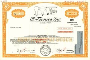El-Tronics, Inc.
