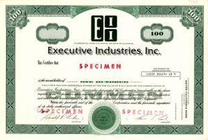 Executive Industries, Inc.