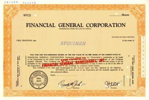 Financial General Corporation