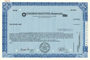 Friedman Industries, Incorporated