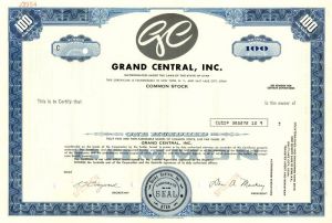 Grand Central, Inc.