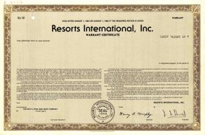 Resorts International, Inc.