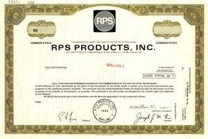 RPS Products, Inc.