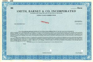 Smith, Barney and Co. Incorporated