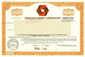 Sparkman Energy Corporation