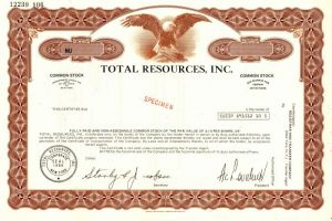 Total Resources, Inc.