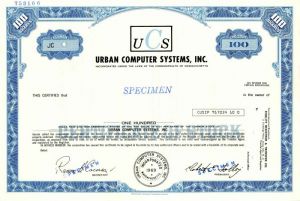 Urban Computer Systems, Inc.