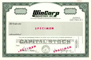 Wincorp Industries, Inc.