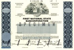 First National State Bancorporation